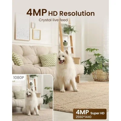 Zosi 4.0Mp Indoor 2 Way Video Calling Camera